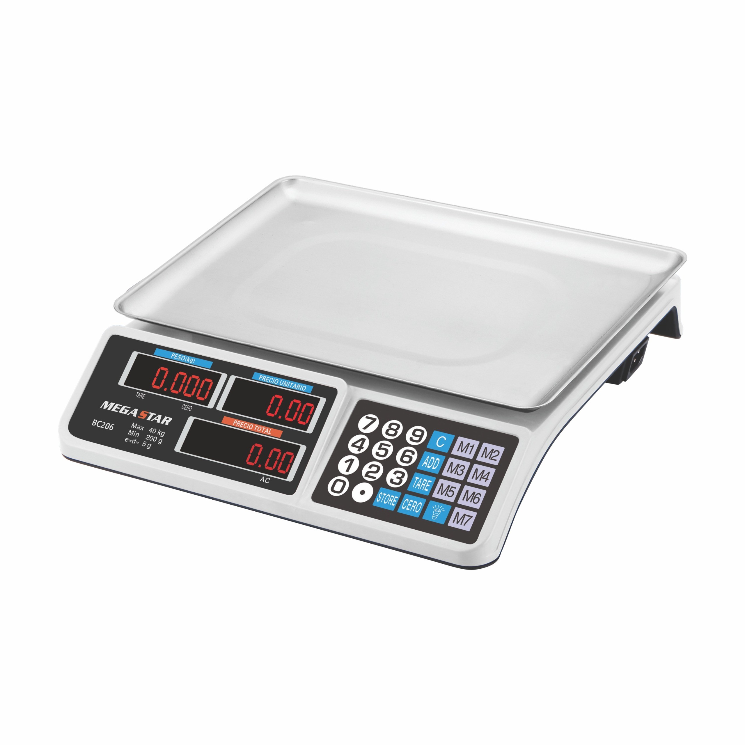 BALANZA DIGITAL MEGASTAR 40KG